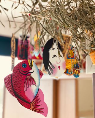 恵比寿さんの　熊手

#無徳神神社
#鳥居
#さんどう
#鳥居
#瀬戸内海
#多度津
#鯛
#恵比寿神社
#海